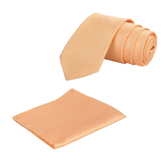 Light Peach Solid Necktie