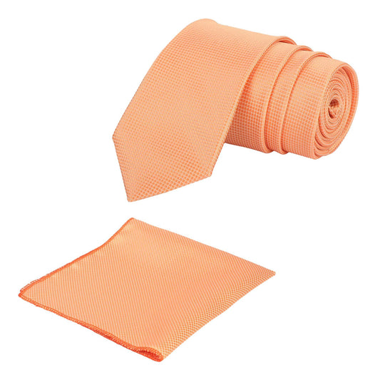 Peach Solid Necktie