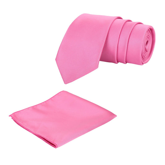 Dark Pink Solid Necktie