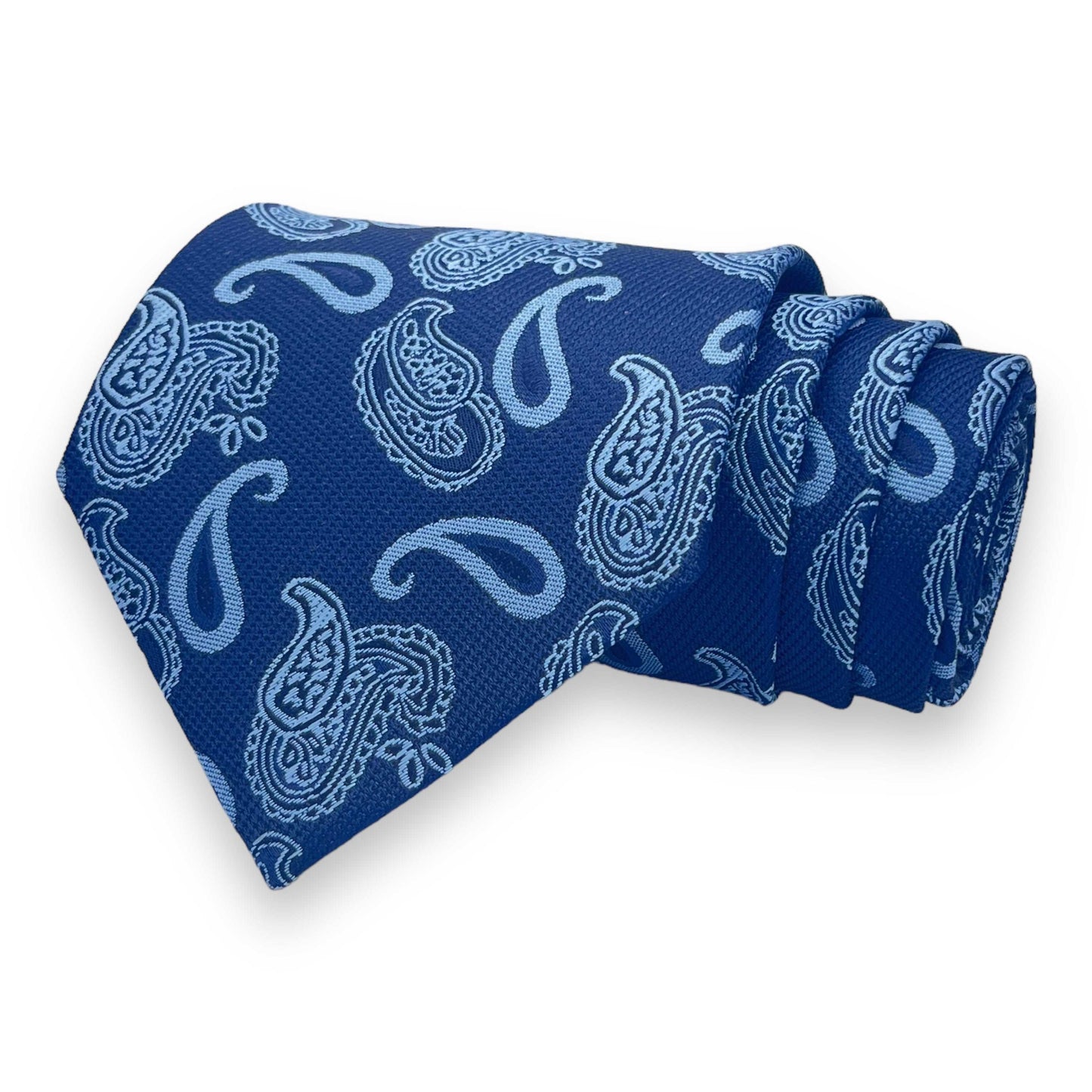 Blue Paisley Tie Combo