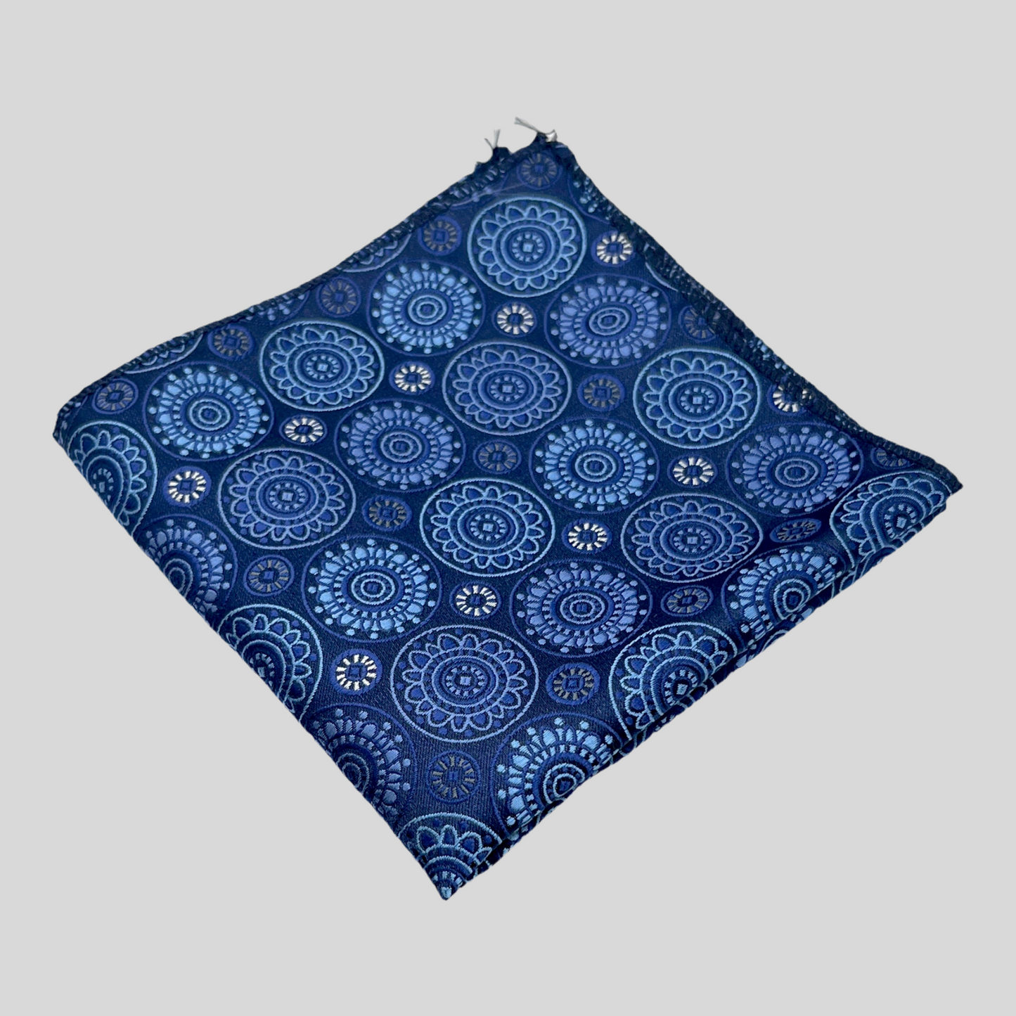 Mandala Tie And Pocket Square Combo