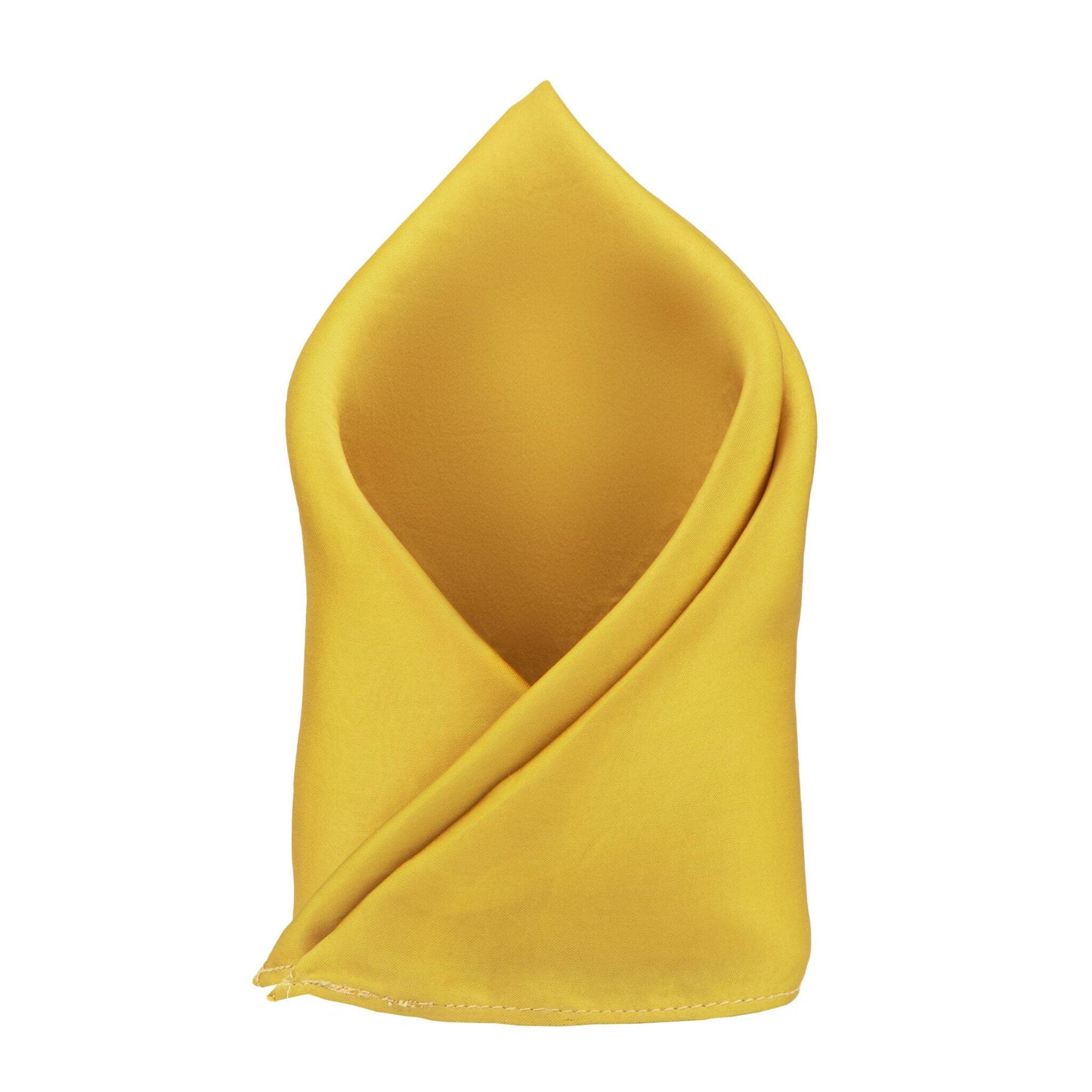 Golden Yellow Solid Pocket Square