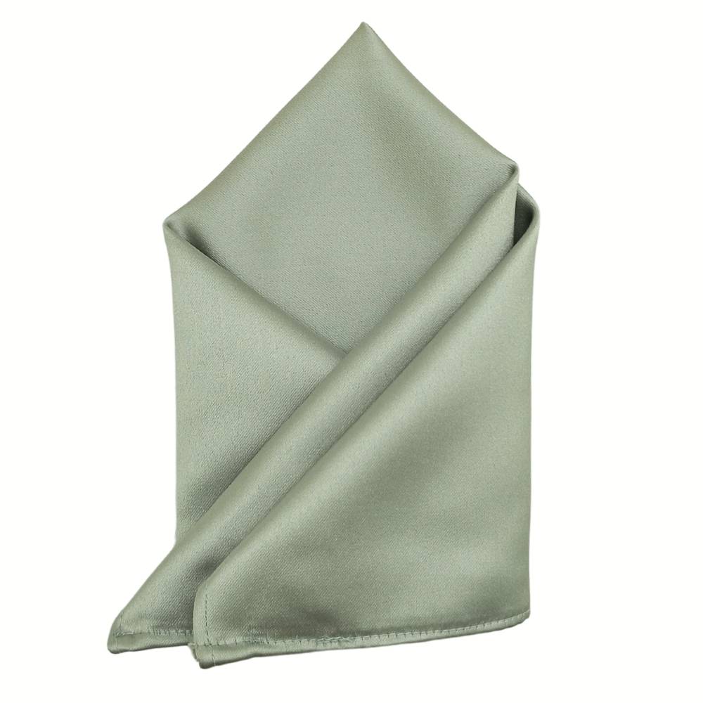 Grey Solid Pocket Square