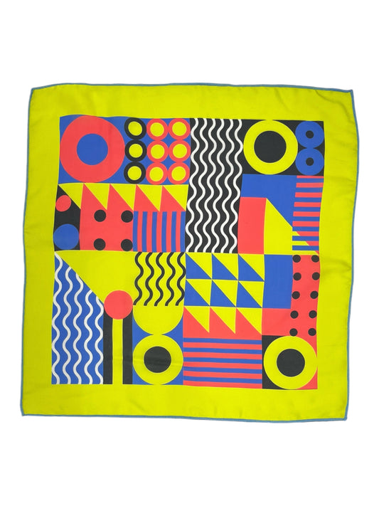 Rio Grande Geometric Printed Pocket Square