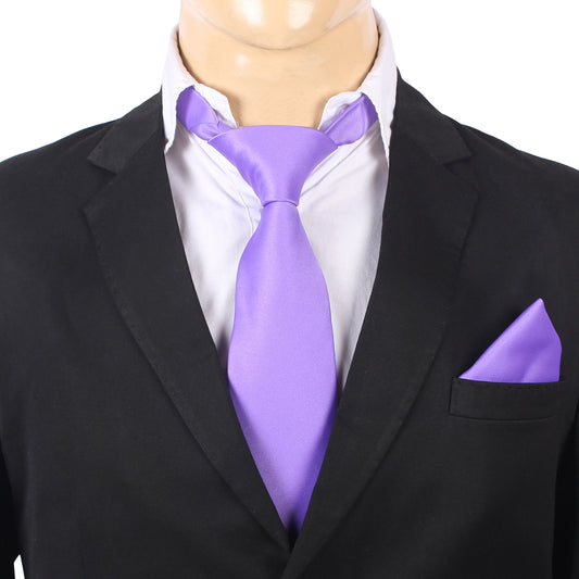 Purple Solid Necktie