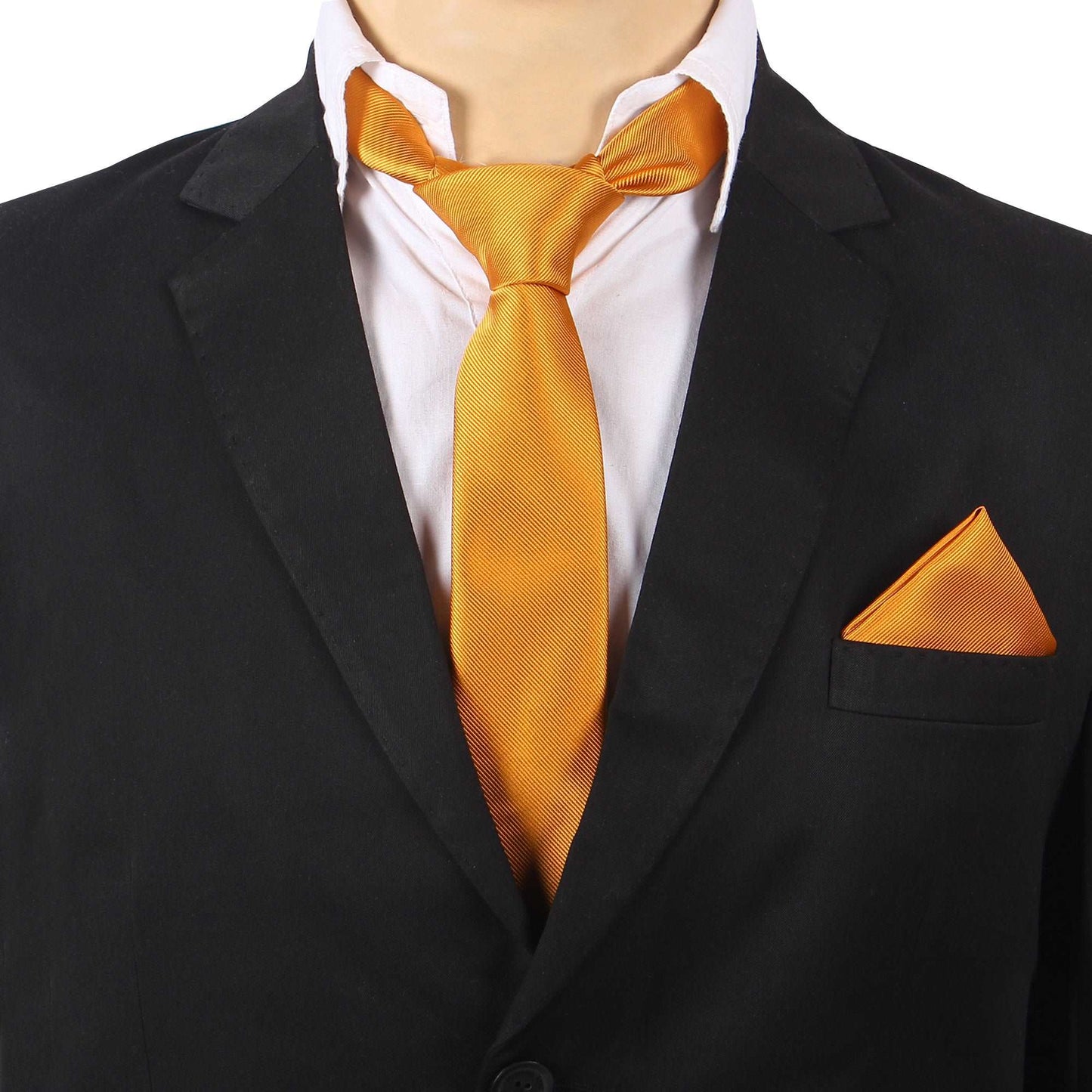 Mustard Self Striped Necktie