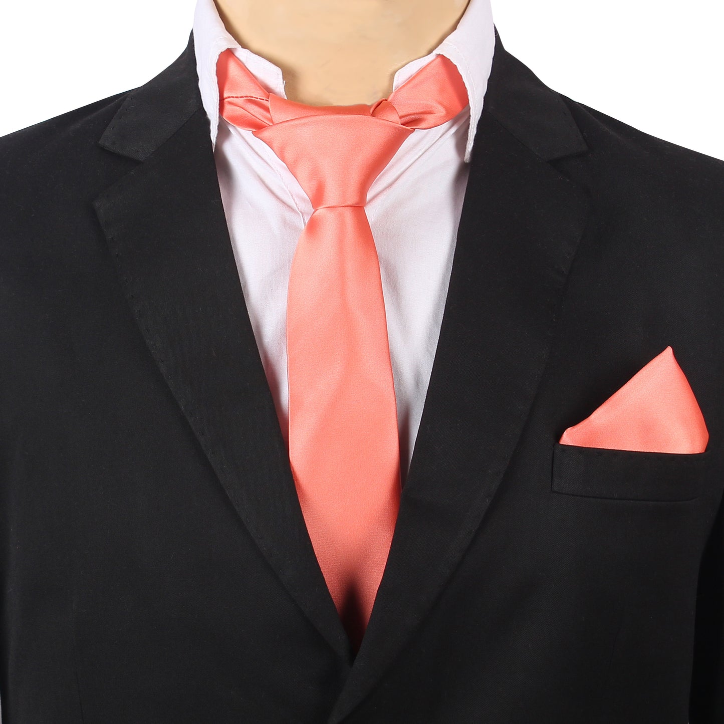 Pink Solid Necktie