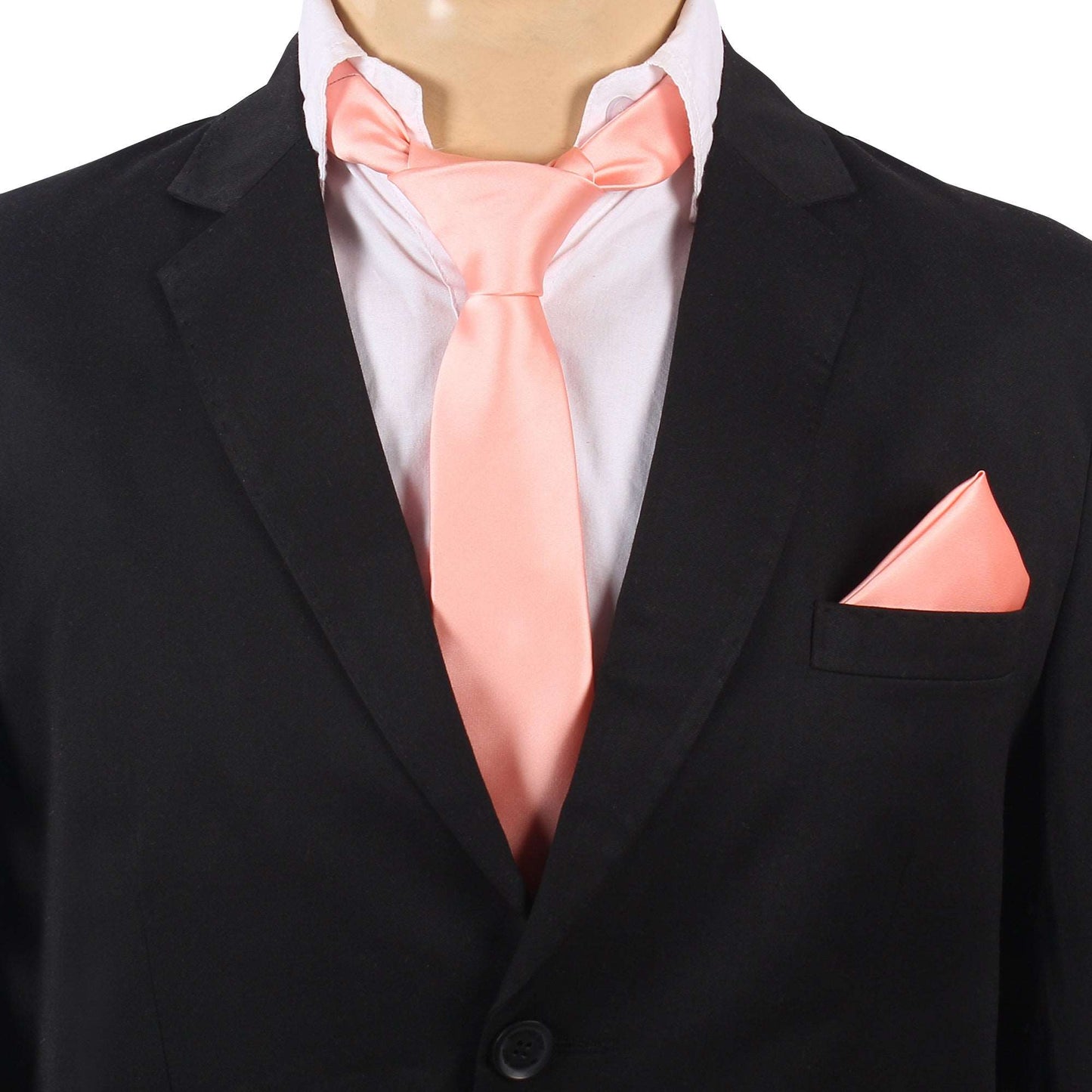 Light Pink Solid Necktie