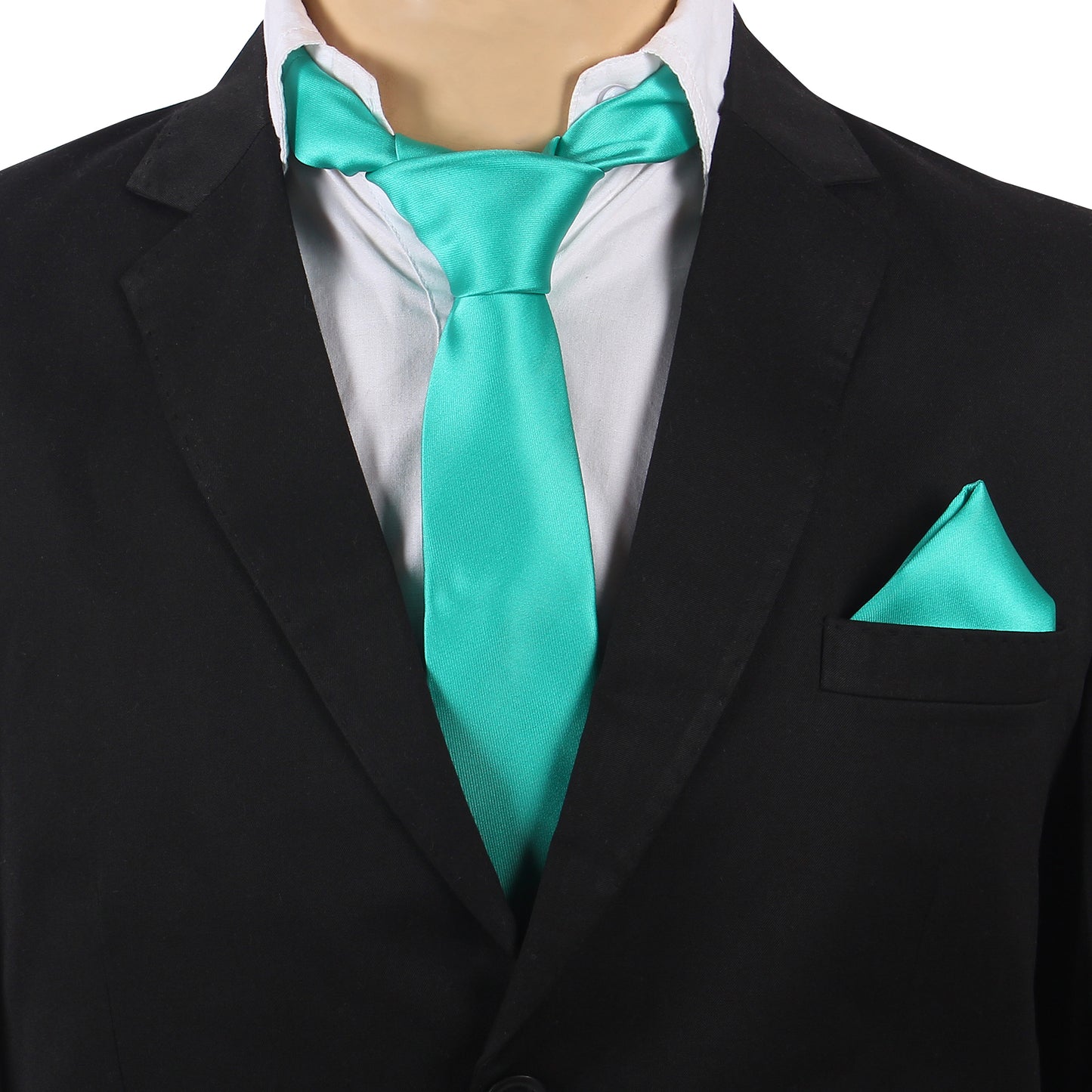 Teal Solid Necktie