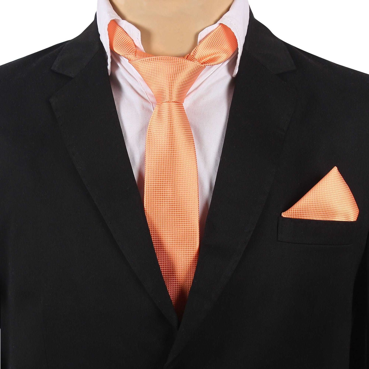 Peach Solid Necktie