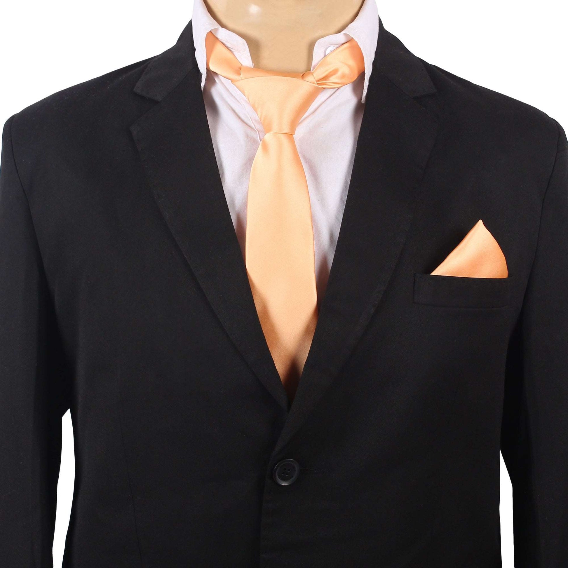 Light Peach Solid Necktie