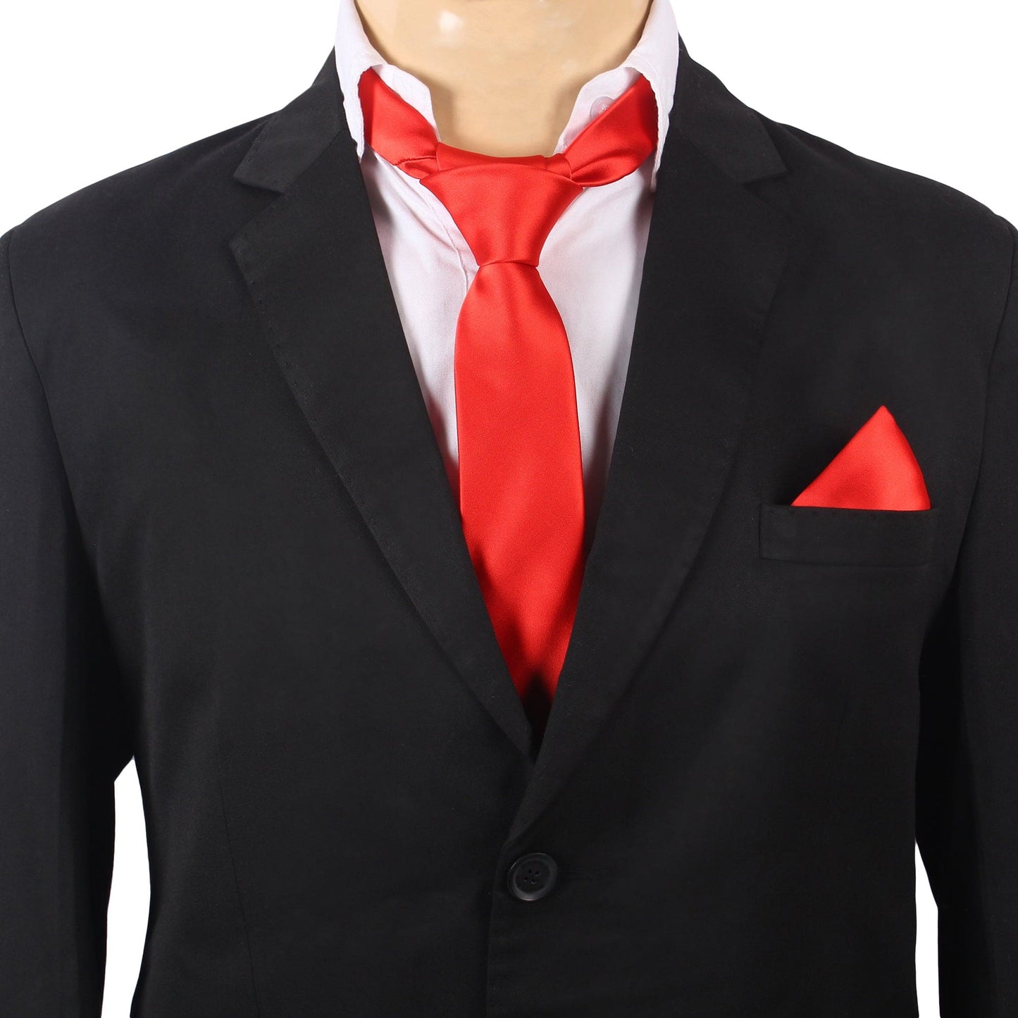 Red Solid Necktie