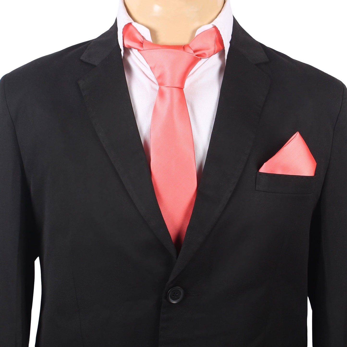 Pinkish Peach Solid Necktie