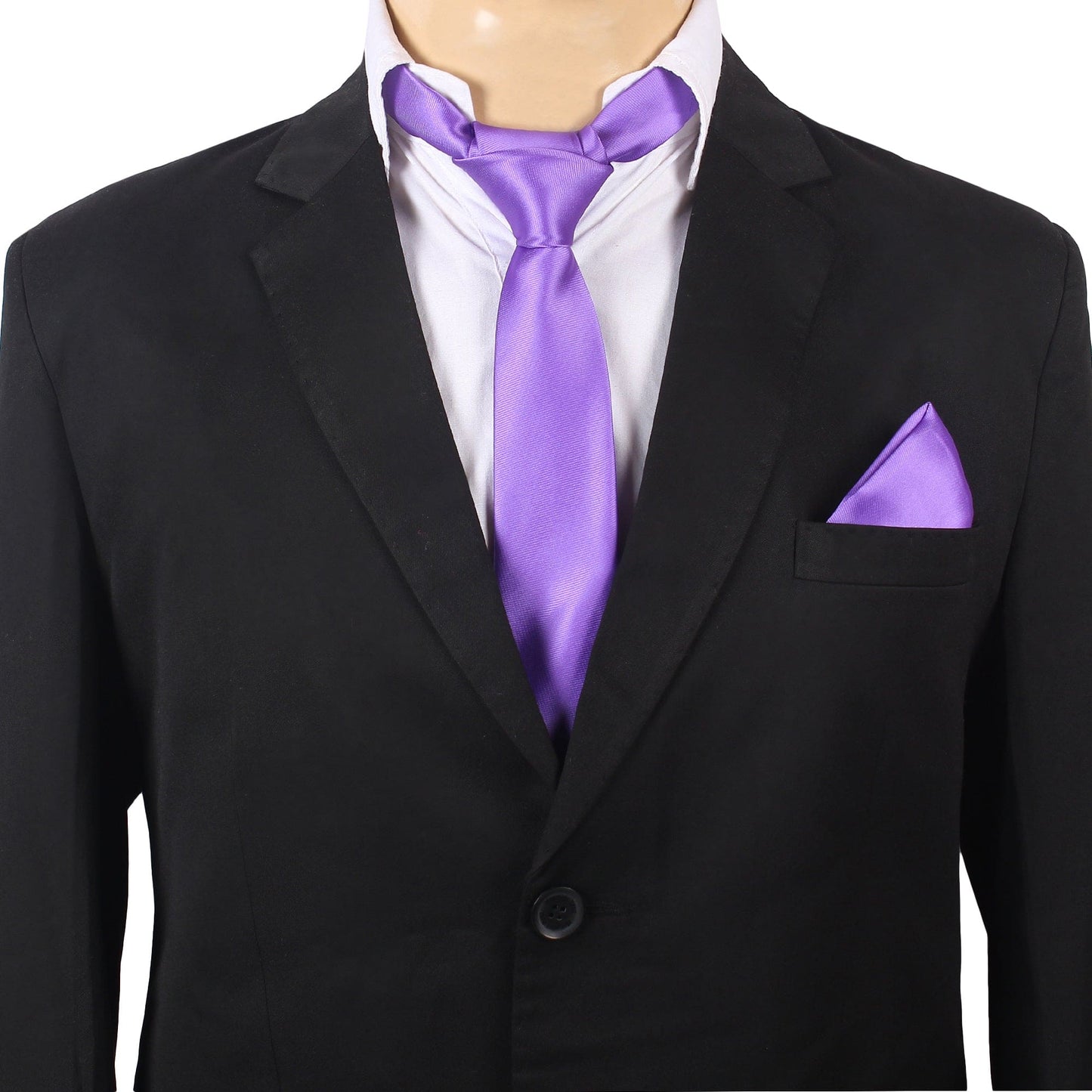 Dark Purple Solid Necktie