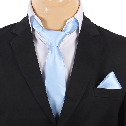 Sky Blue Solid Necktie