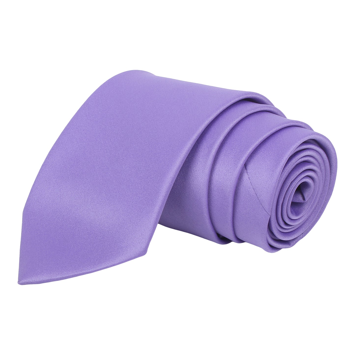 Purple Solid Necktie