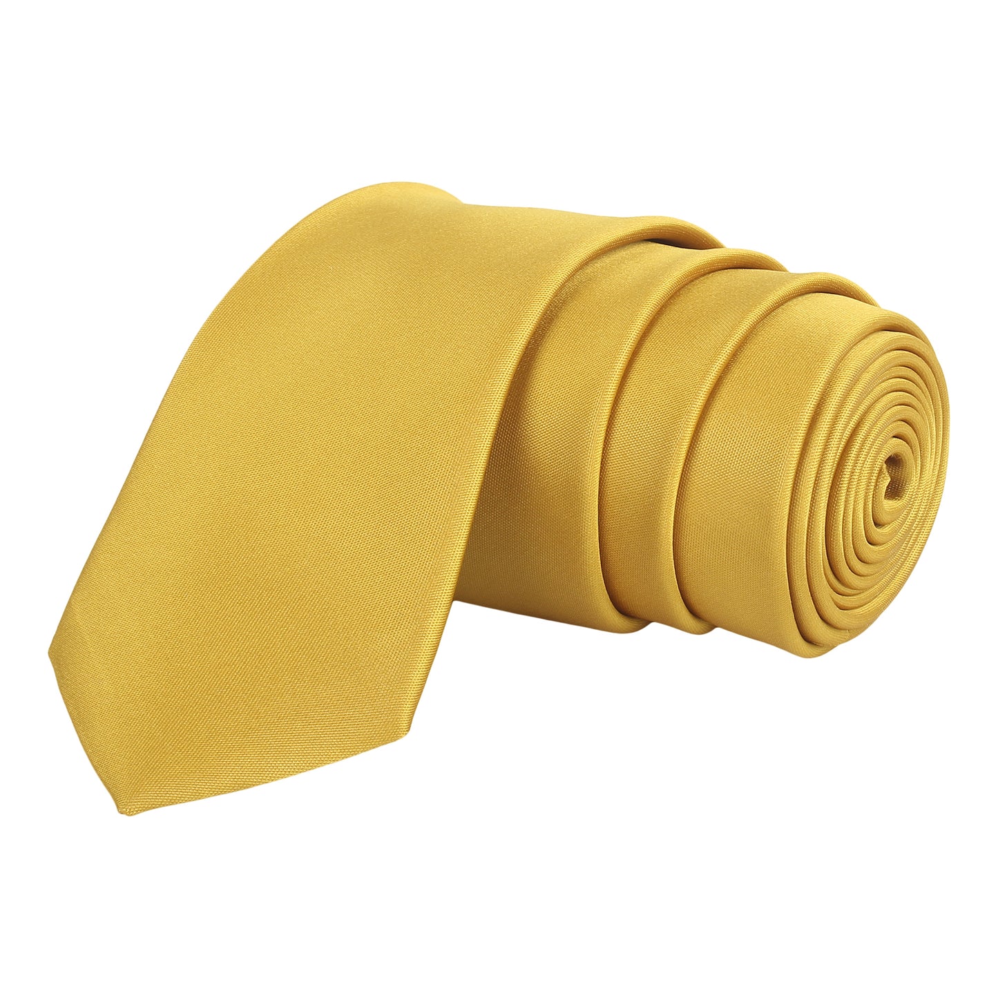 Yellow Solid Necktie