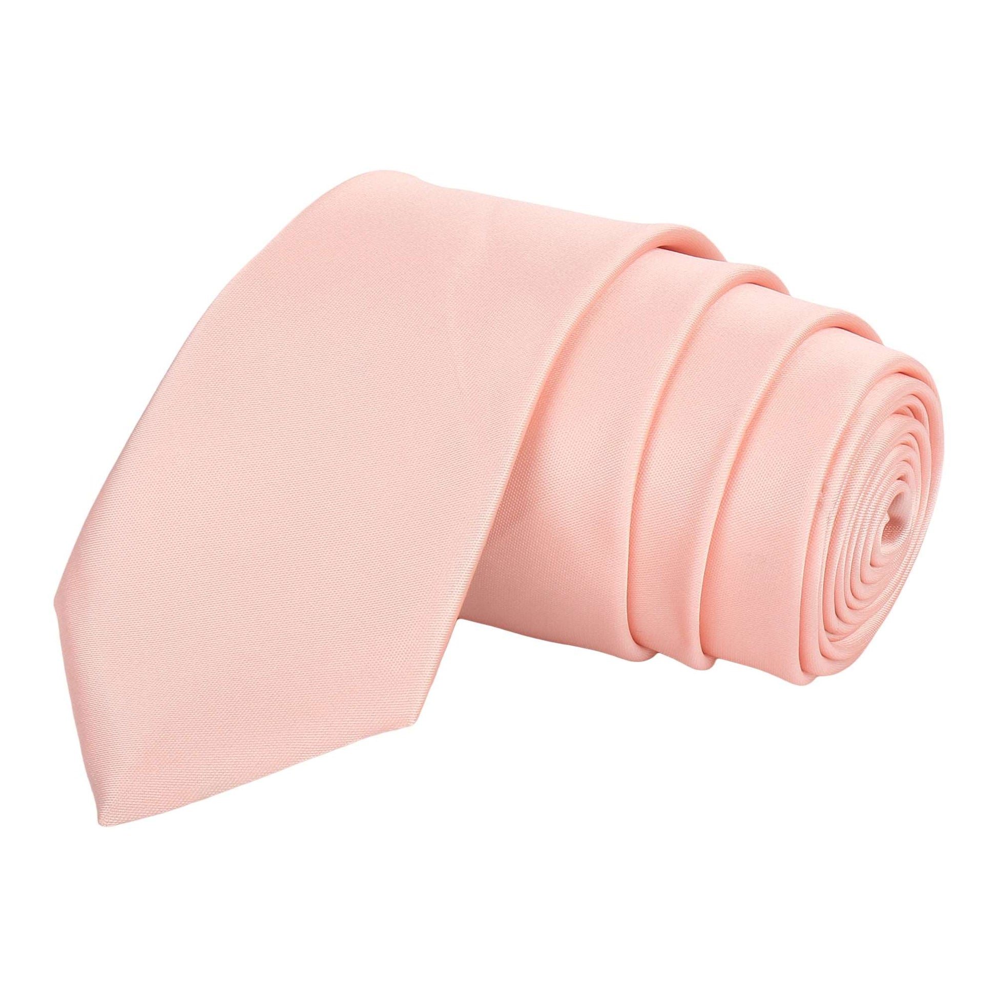 Light Pink Solid Necktie