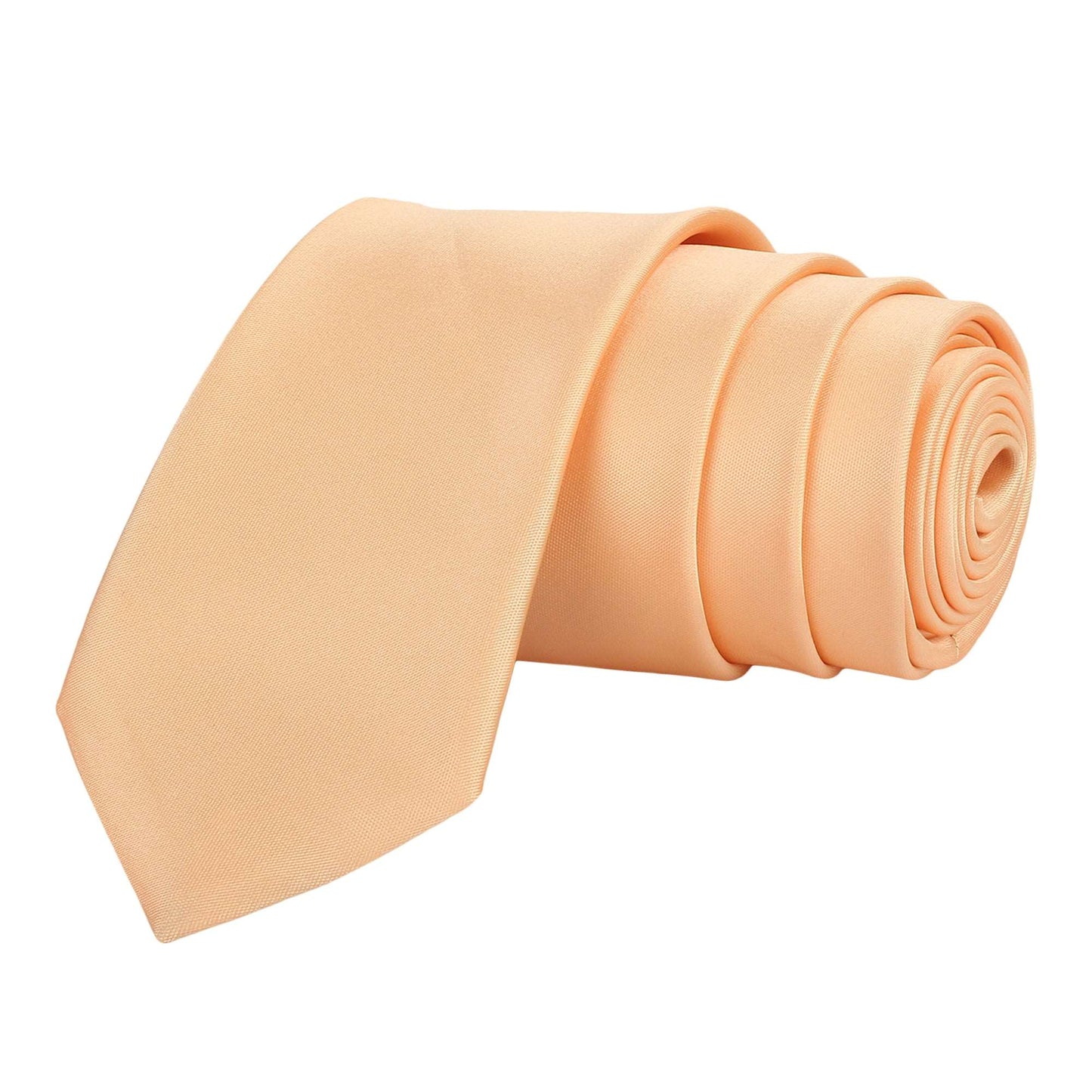 Light Peach Solid Necktie