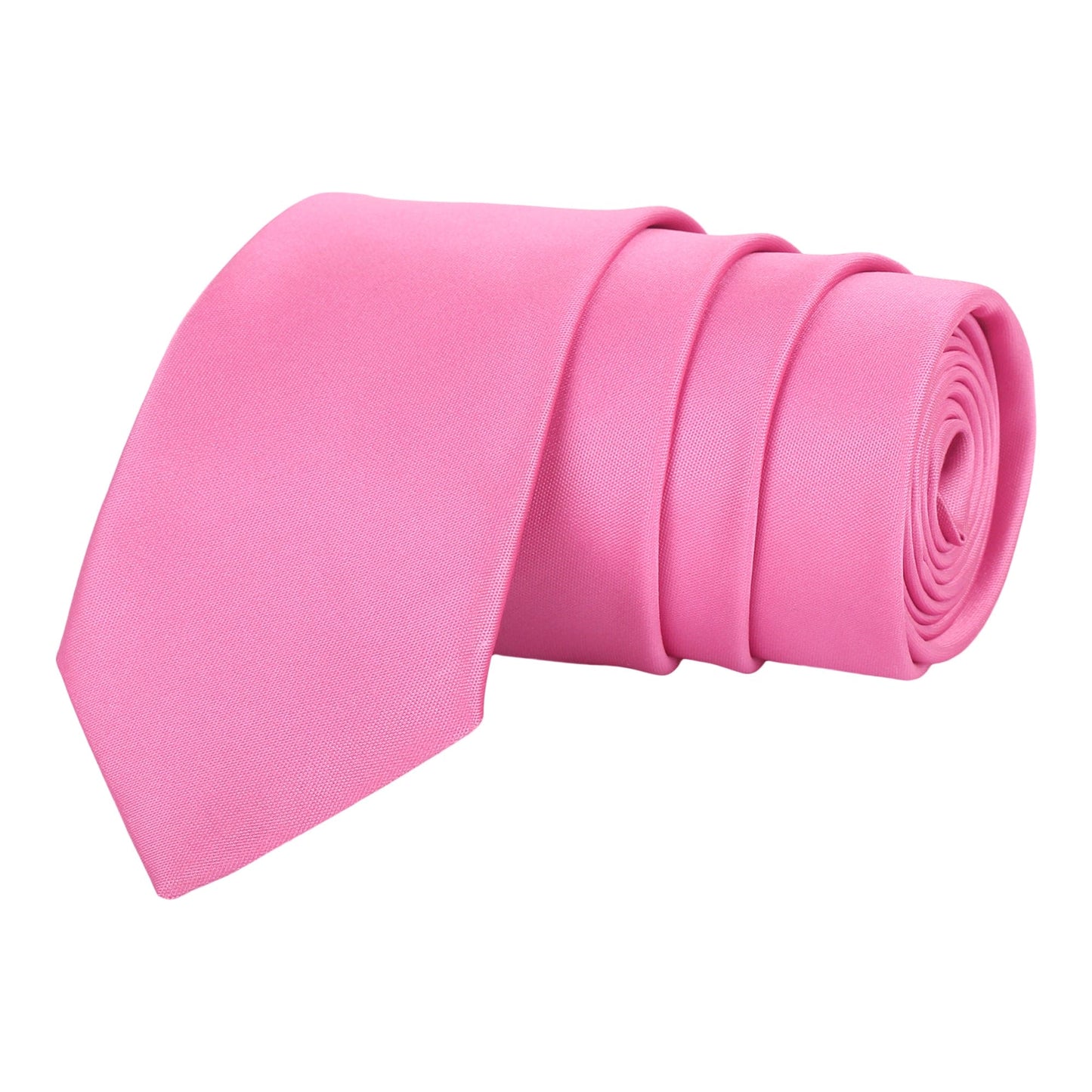 Dark Pink Solid Necktie