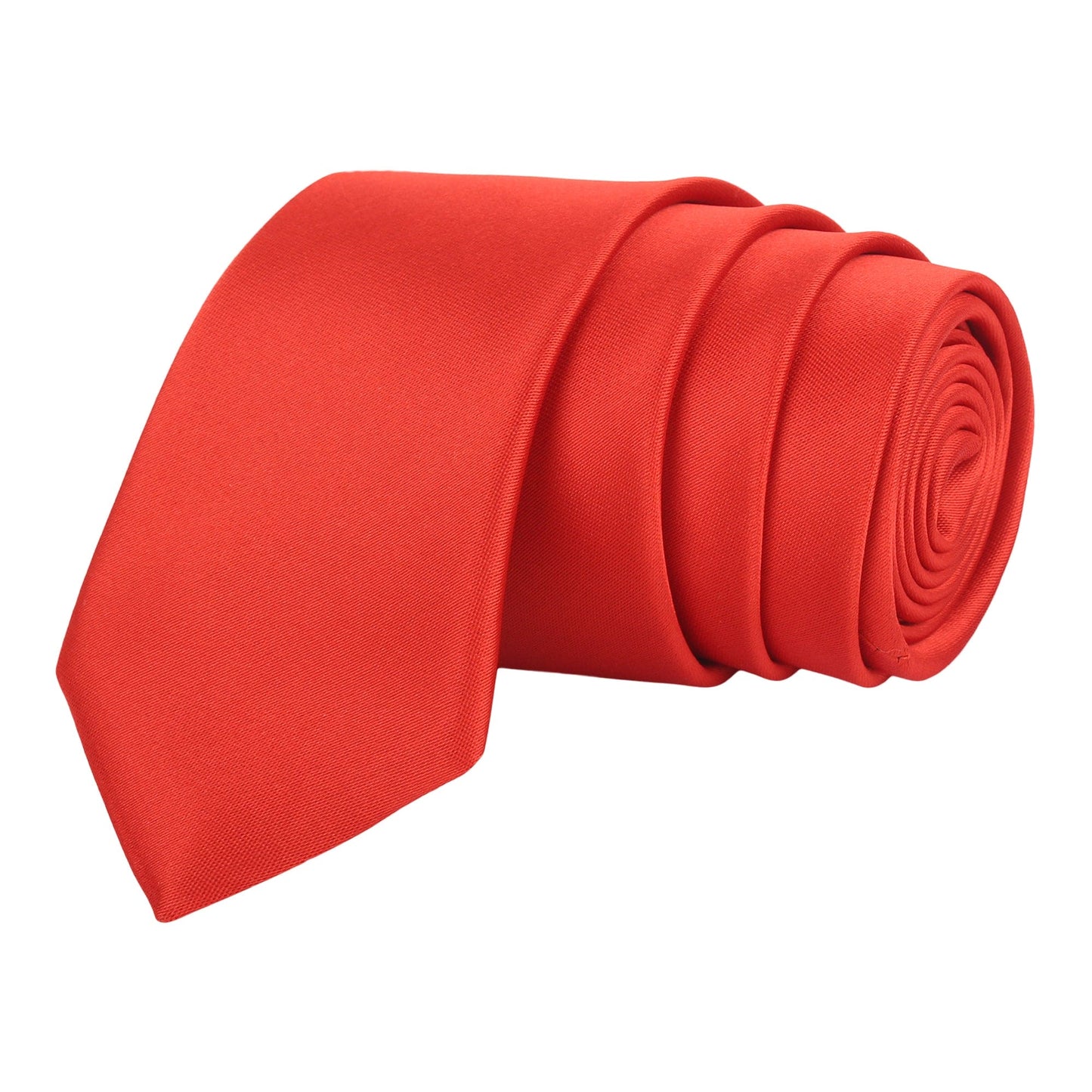 Red Solid Necktie