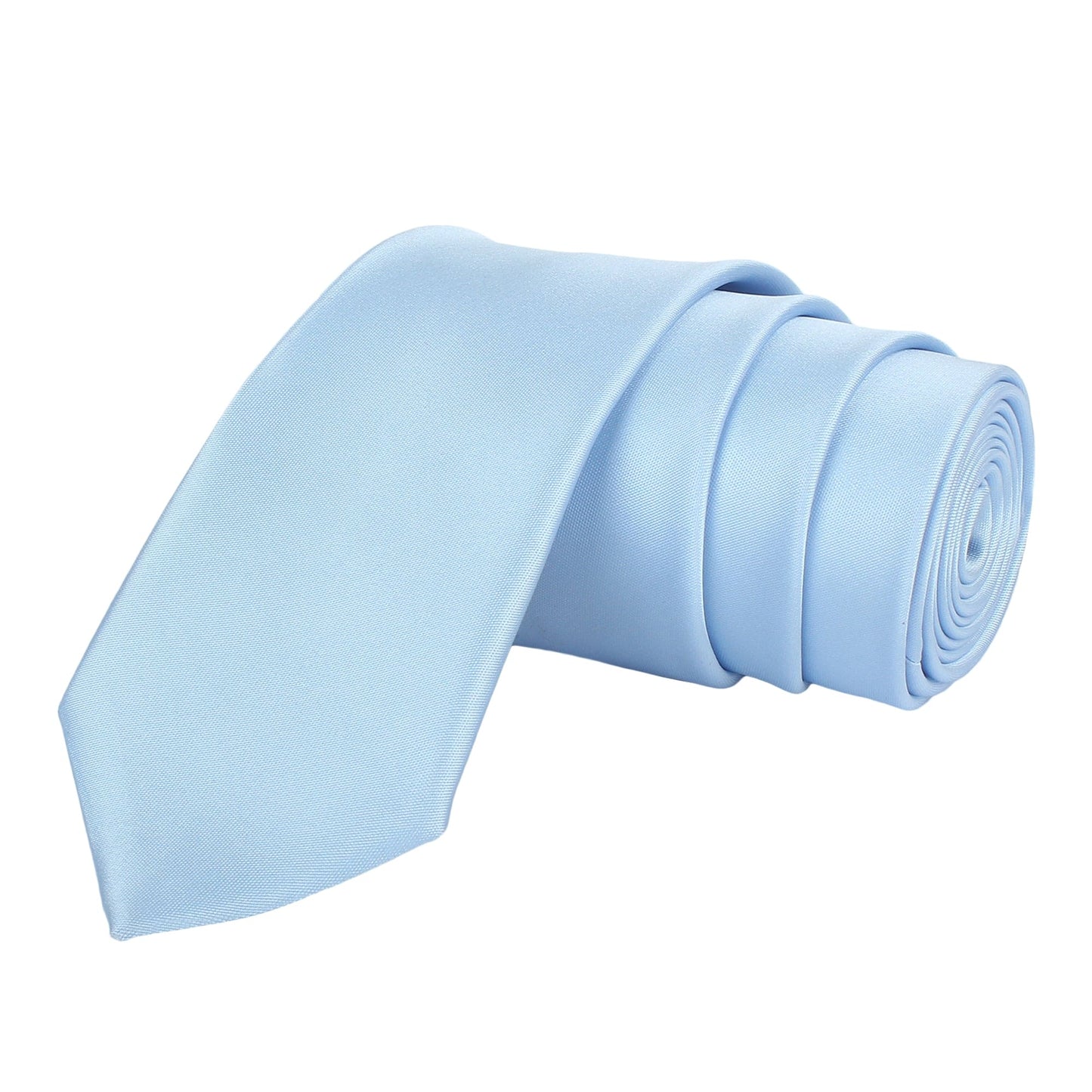 Sky Blue Solid Necktie