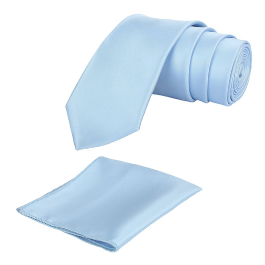 Sky Blue Solid Necktie