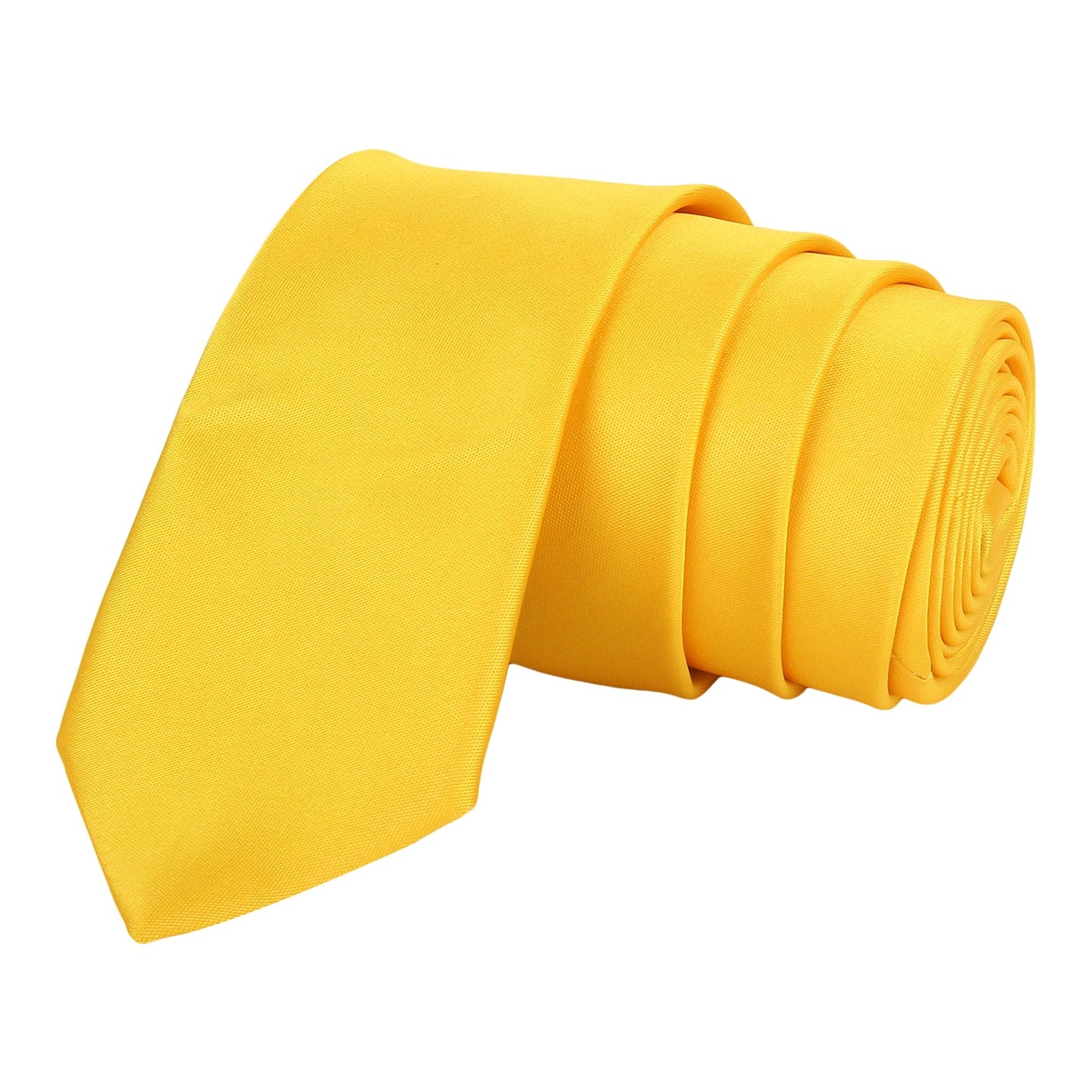 Yellow Solid Necktie