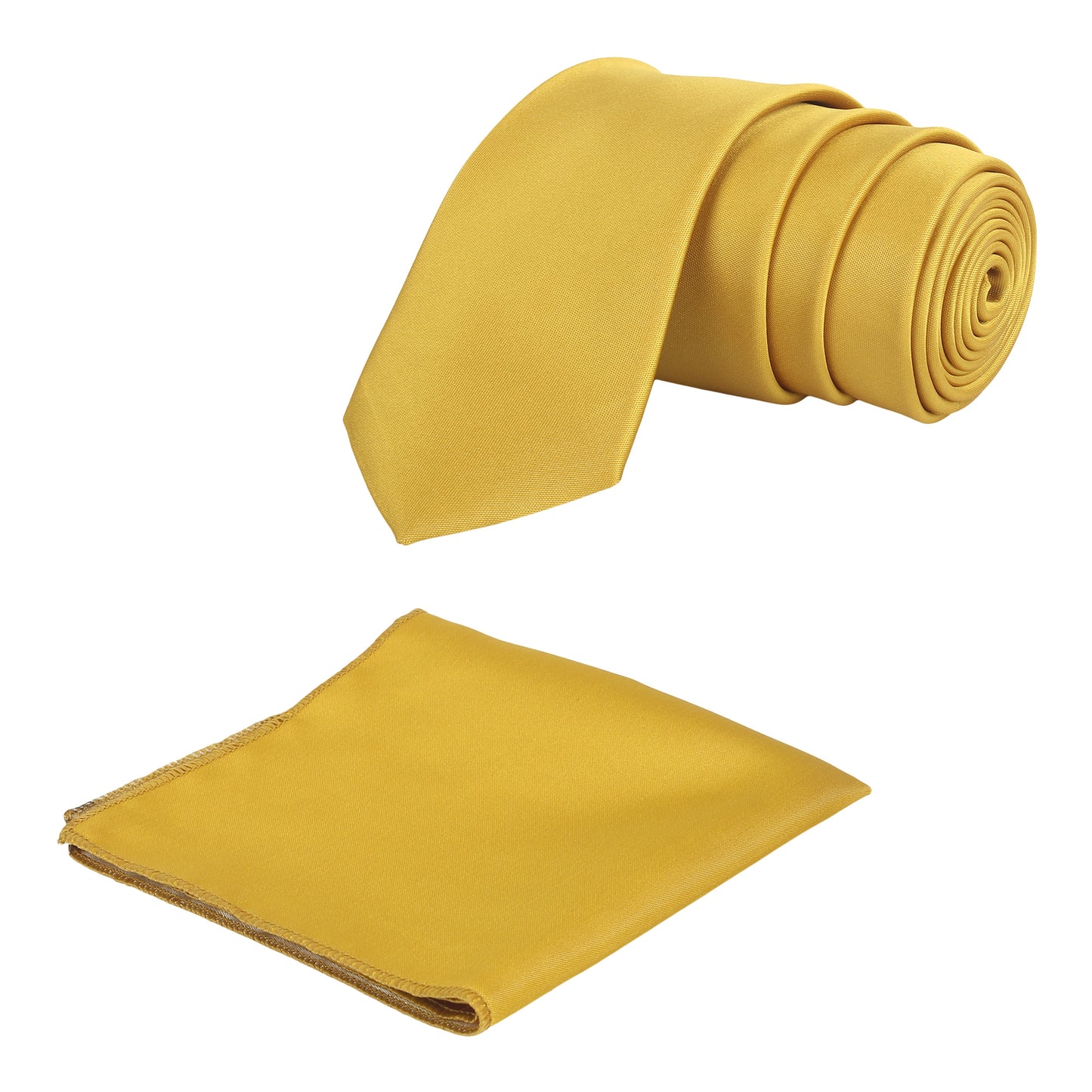 Yellow Solid Necktie