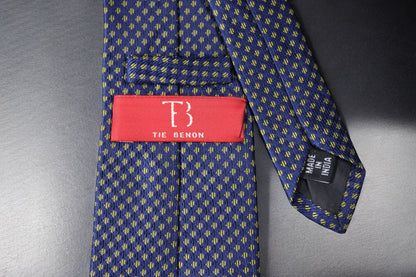 Blue & Yellow Dotted Tie & Pocket Square