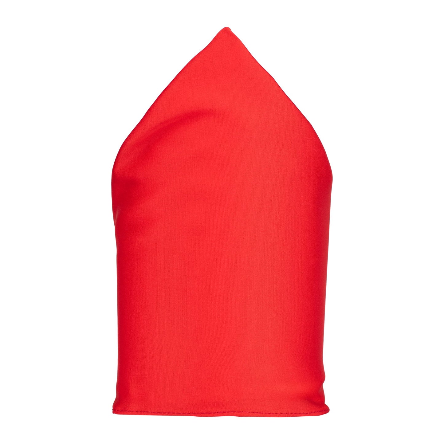 Red Solid Pocket Square