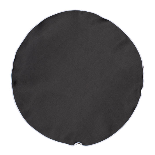 Black Round Pocket Hankey