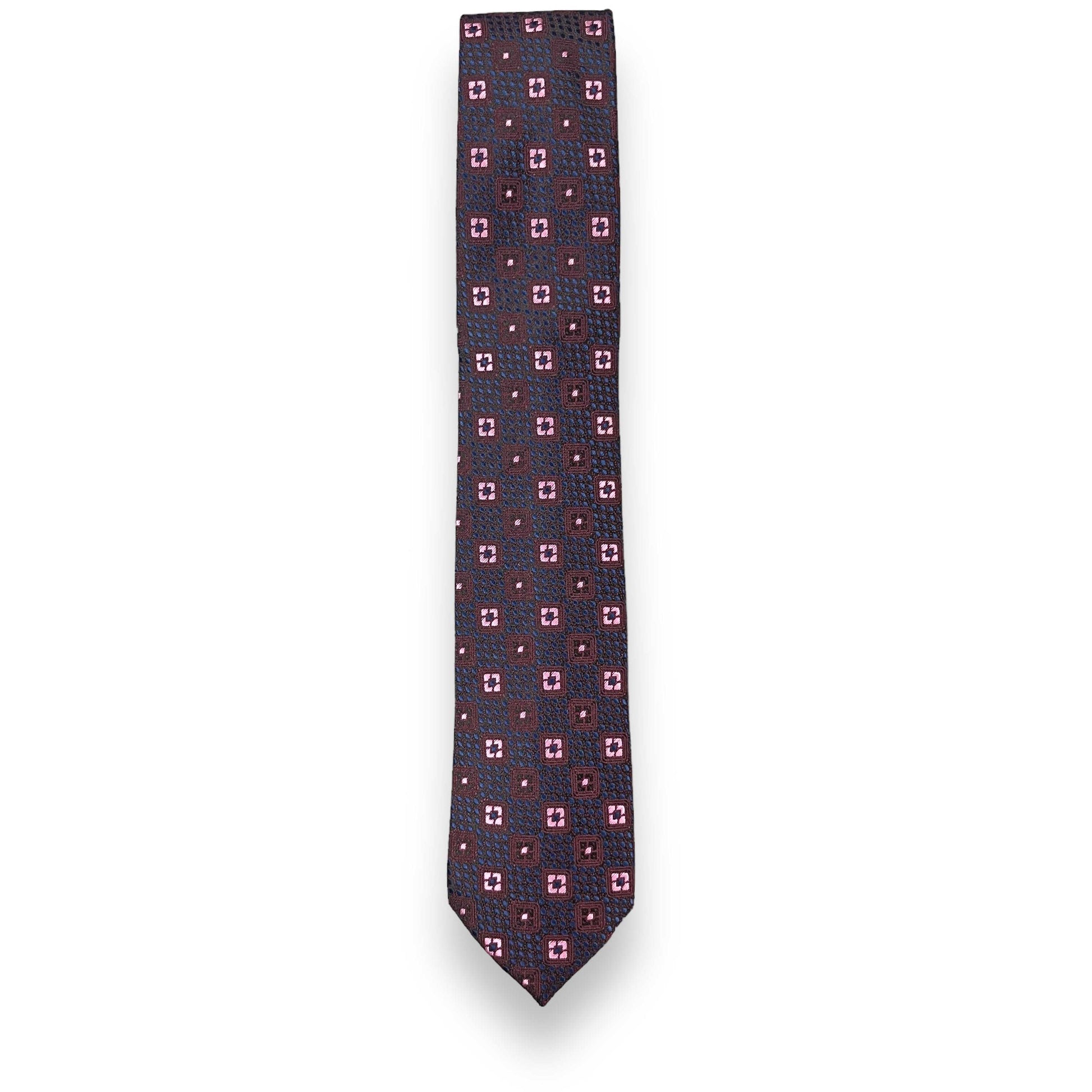 Maroon Abstract Tie