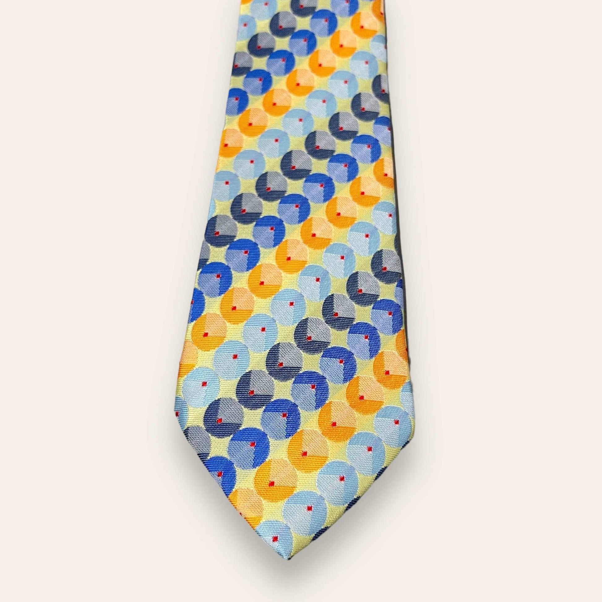 Multicolour Geometric Tie