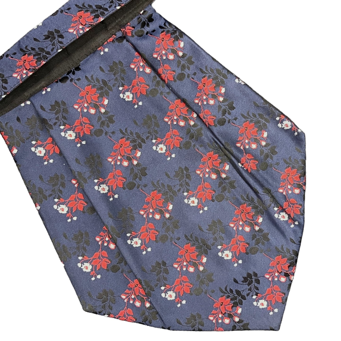 Floral Blue Cravat Tie