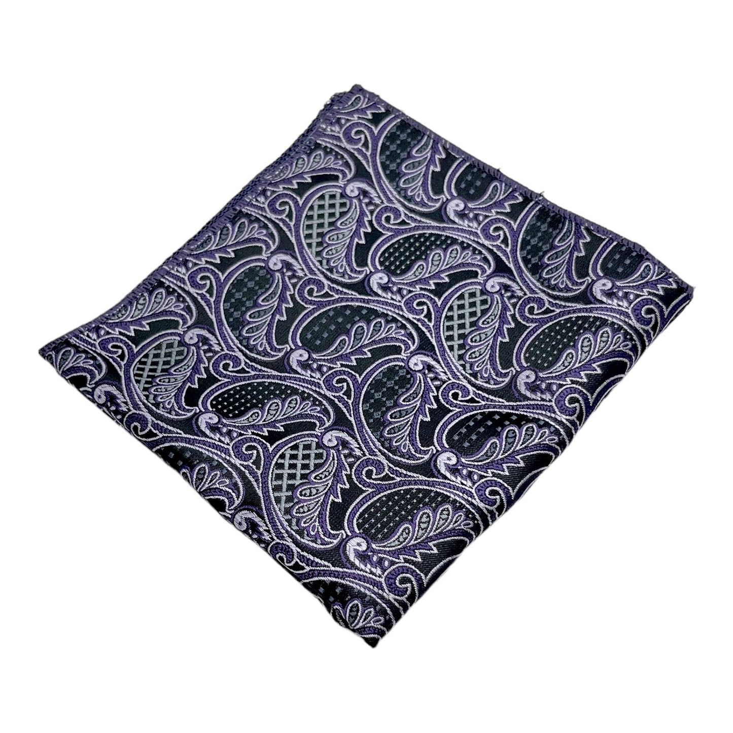 Colossus Geometric  Tie And Pocket Square Combo