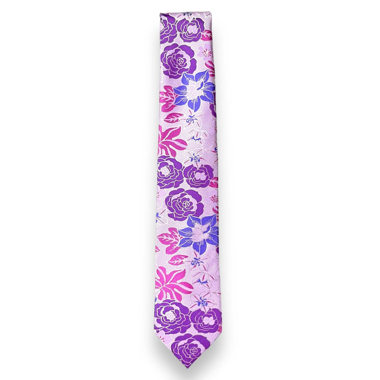 Lavender Floral Tie