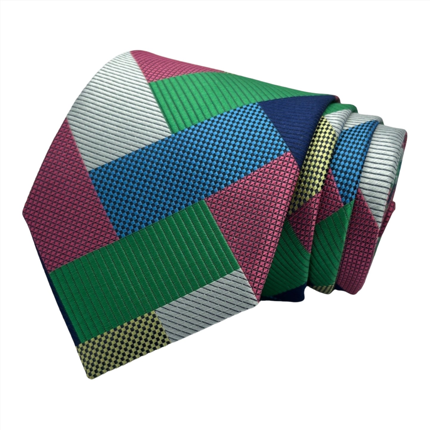 Multicolor Madarf Plaid Tie