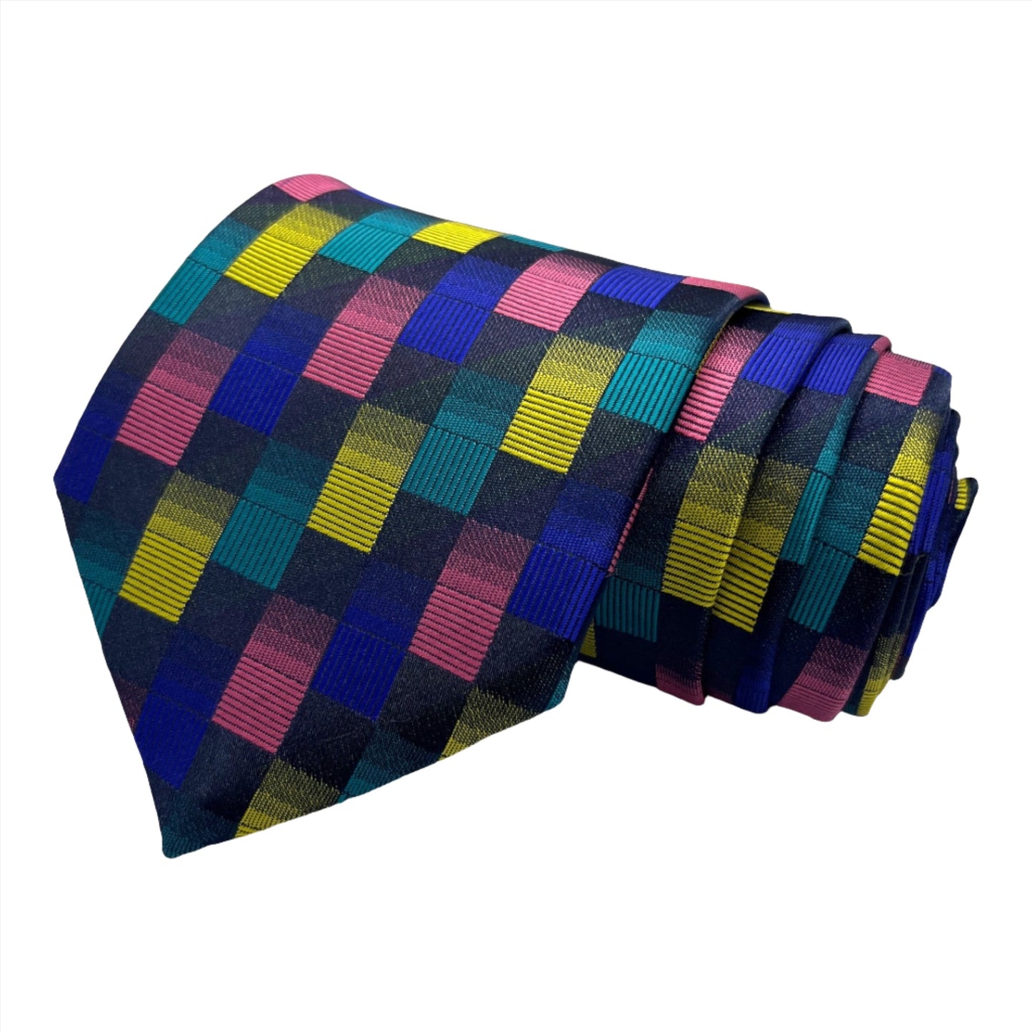 Multicolor Geometric Tie Combo