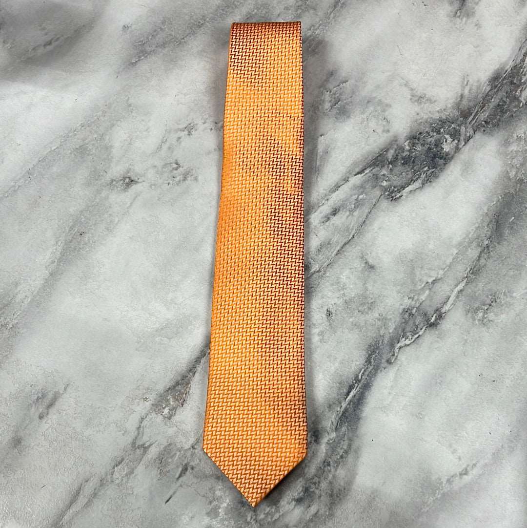 Orange Self Tie