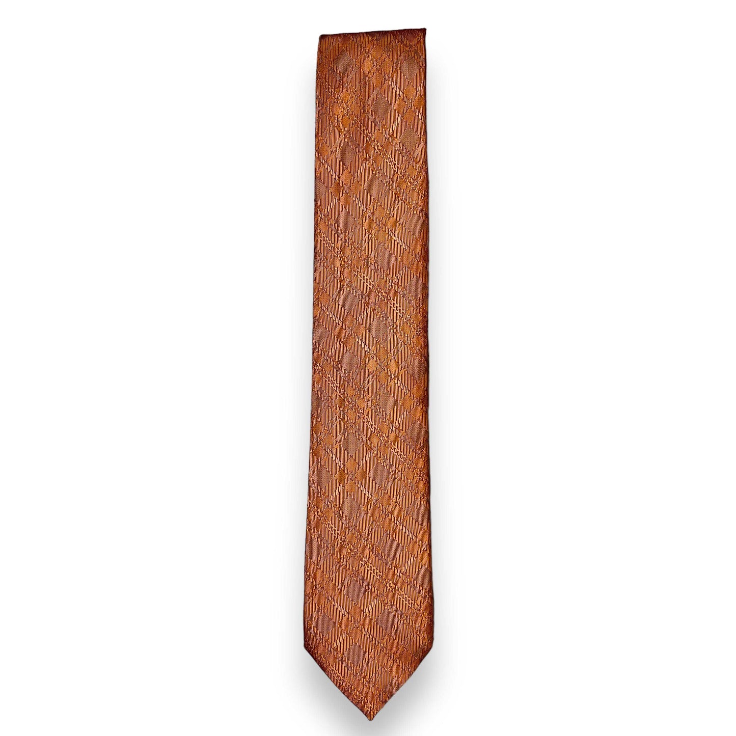 Copper Plaid Tie