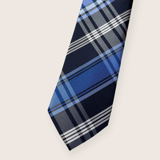 Blue Plaid Tie