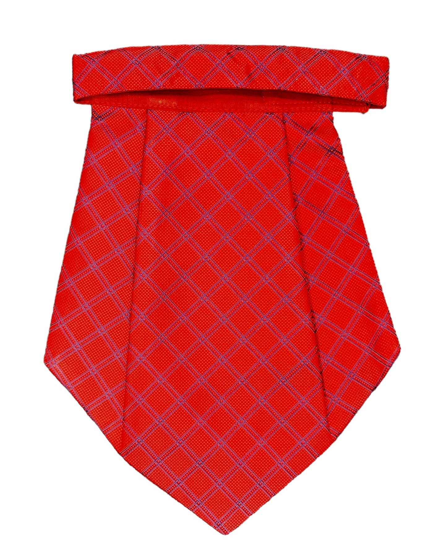 Red Check Cravat Tie