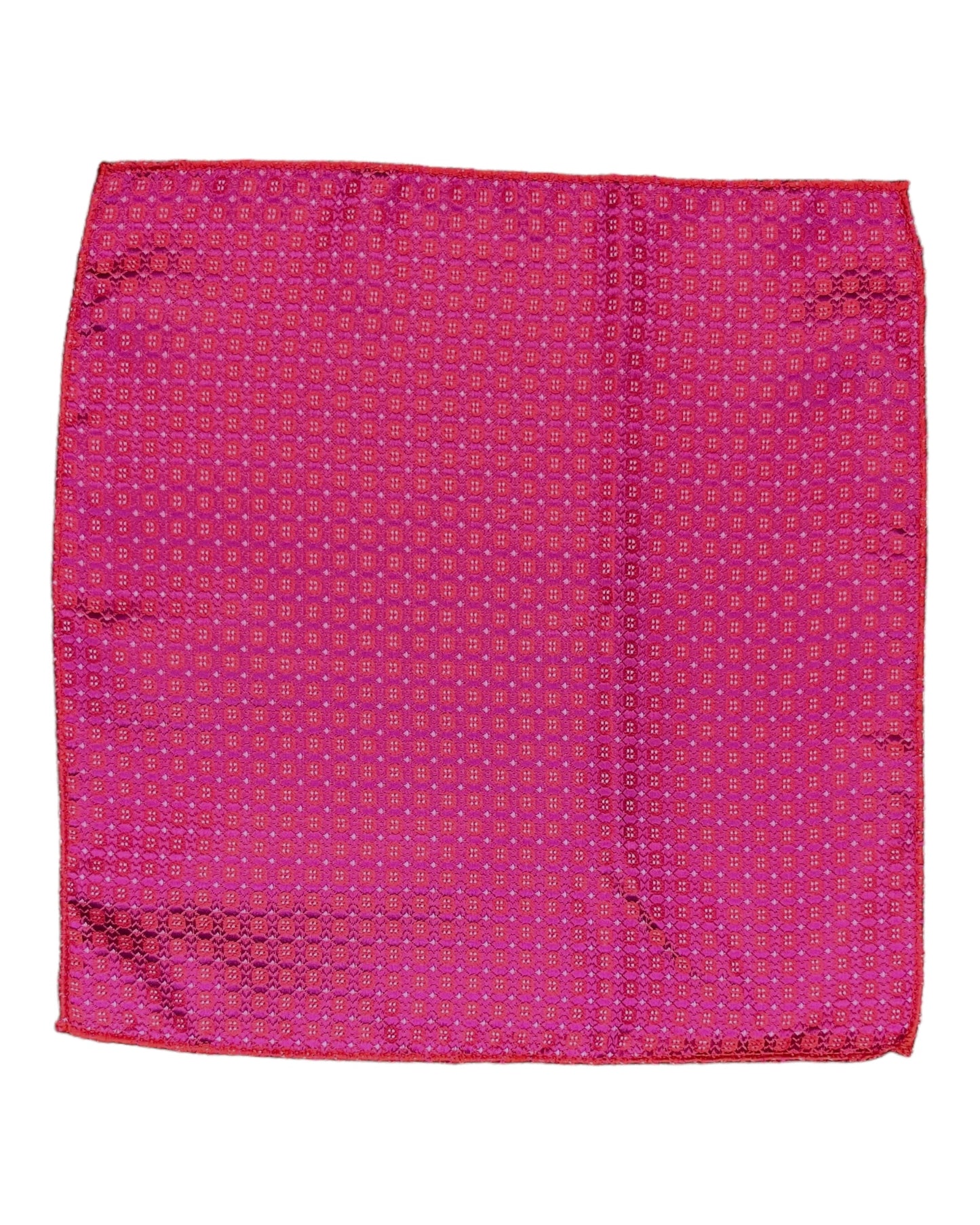 Hot Pink Geometric Cravat Tie