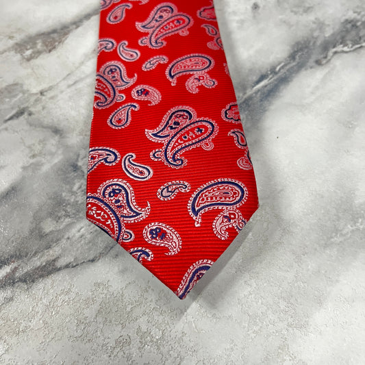 Red Paisley Tie