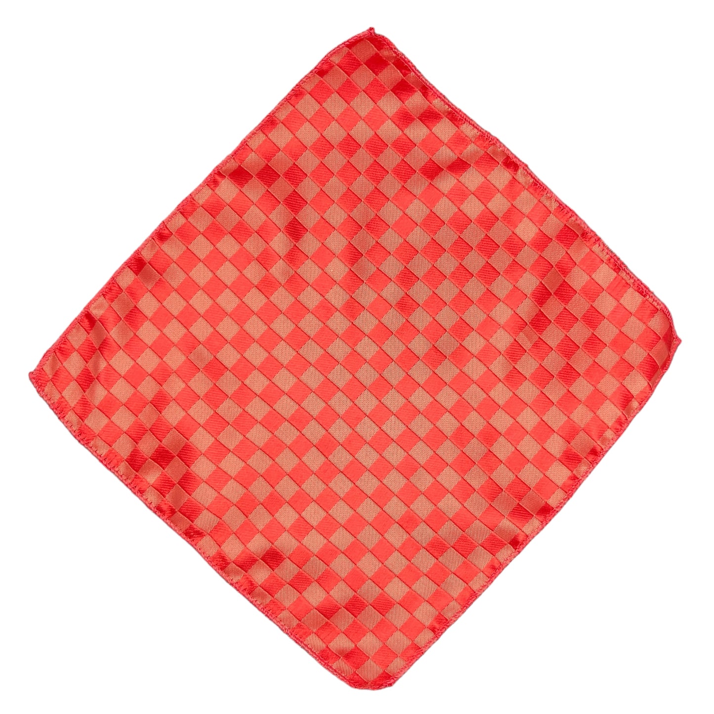 Peach Checkered Cravat Tie