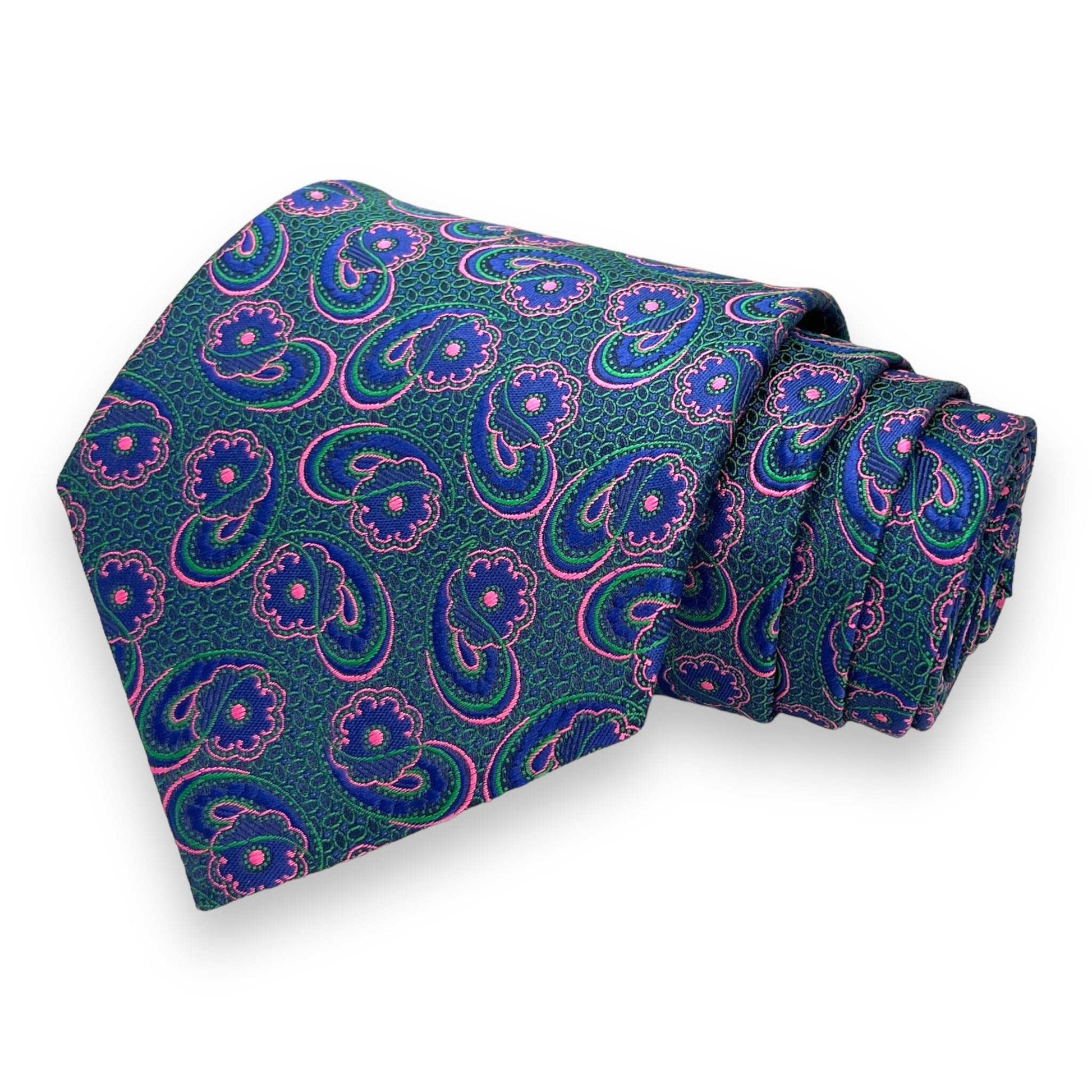 Green Paisley Tie Combo