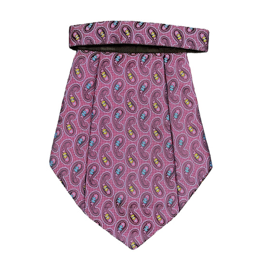 Pink Paisley Cravat Tie