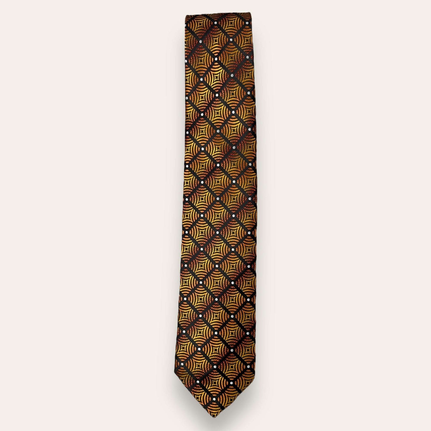 Golden Plaid Tie