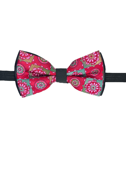 Multicolor Geometric Double Layered Bowtie